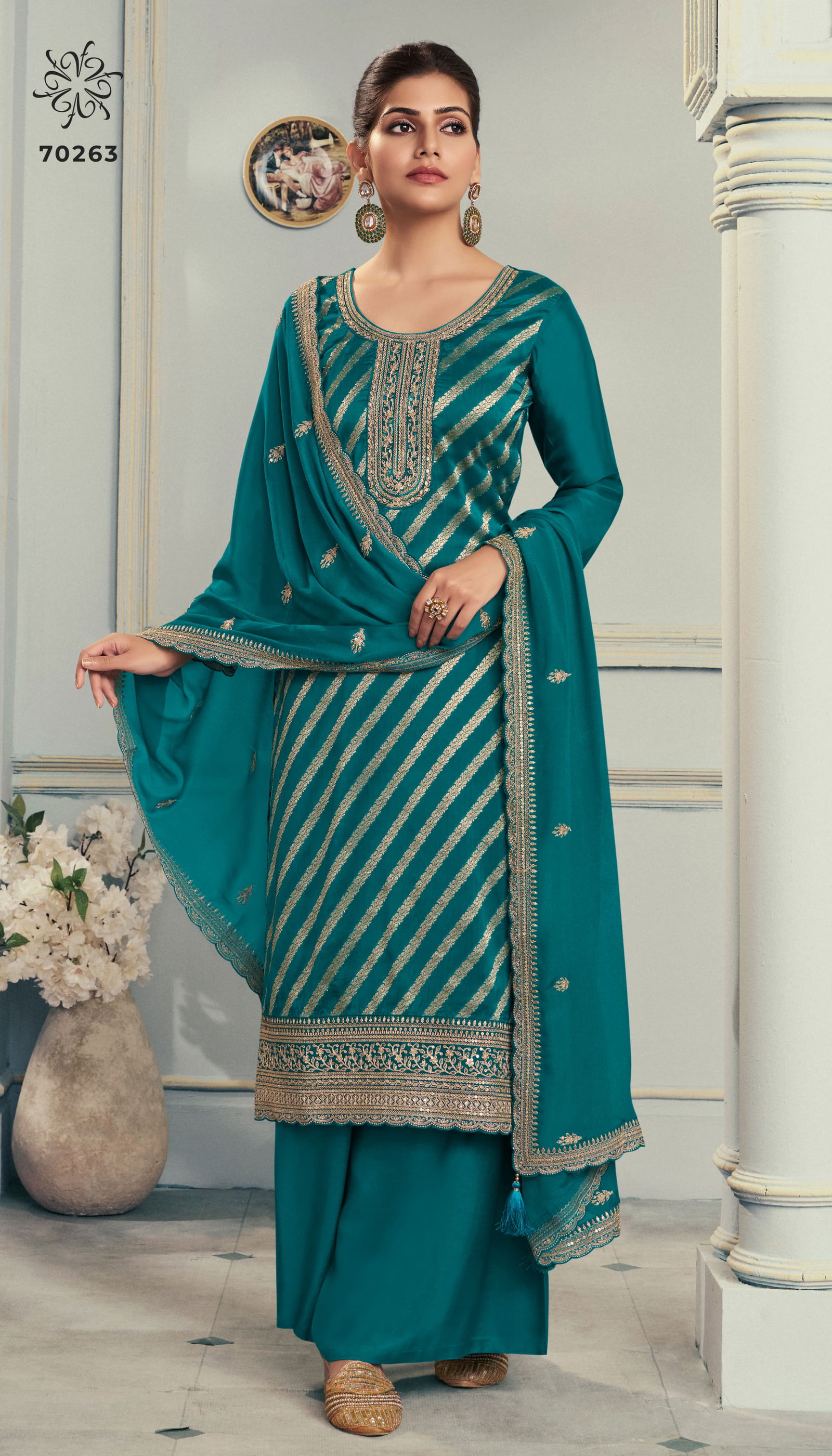 Silky 3 By Vinay Kuleesh Silk Jacquard Designer Salwar Kameez Wholesale Online